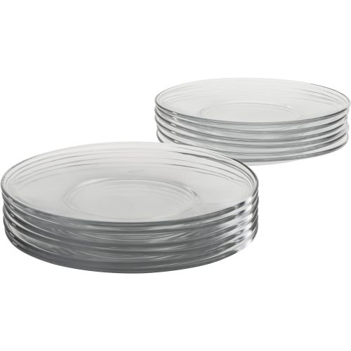  Anchor Hocking 8-Inch Presence Glass Salad Plate, Set of 12