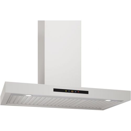  Ancona WRC430 Wall-Mounted Rectangle Shaped Convertible Range Hood, 30-Inch, Stainless Steel