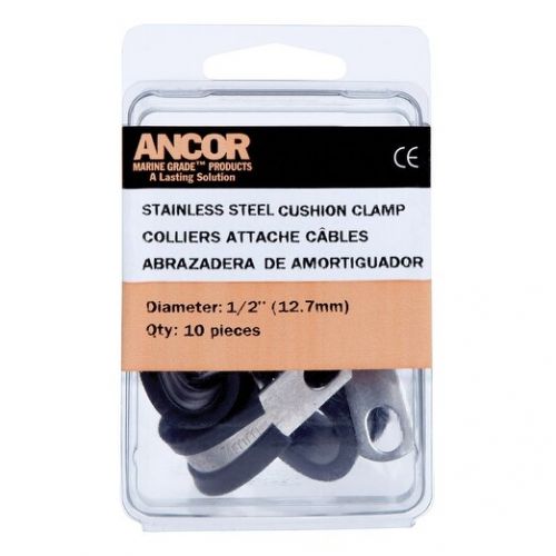  Ancor 403502 Marine Grade Cushion Clamps, 12"