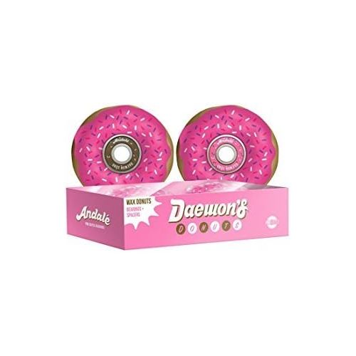  Andale Skateboard Bearings Song Donut Wax and Bearing Set
