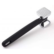 Andier Meat Tenderizer, Heavy Duty Hammer Mallet Tool & Chicken Pounder, Black Black Black