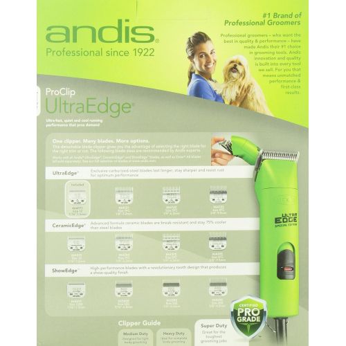  Andis ProClip AGC Super 2-Speed Plus Detachable Blade Clipper - Spring Green