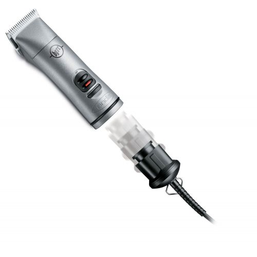  Andis Professional Ceramic Hair Clipper with Detachable Blade, Model BGRC, Silver (63965)