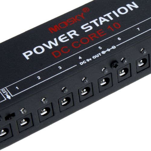  Andoer DC-CORE10 Ten Isolated Outputs Compact Portable Mini Power Supply for 9V 12V 18V Guitar Effect Pedal