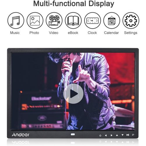  [아마존 핫딜]  [아마존핫딜]Digital Photo Frame 15 inch, Andoer Digital Picture Frame 15 inch 1280x800 HD Resolution 16:9 Wide Picture Screen with Infrared Remote Control 7 Touch Key with Detchable Stent