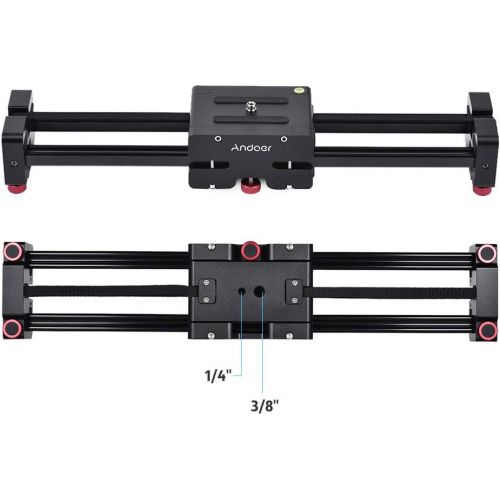  Andoer Camera Slider Retractable Video Slider Dolly Track Rail Stabilizer Aluminum for Canon Nikon Sony DSLR Camcorder FT-52 8kg/17.6Lbs 104cm