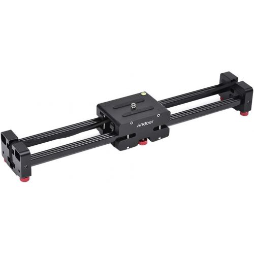  Andoer Camera Slider Retractable Video Slider Dolly Track Rail Stabilizer Aluminum for Canon Nikon Sony DSLR Camcorder FT-52 8kg/17.6Lbs 104cm