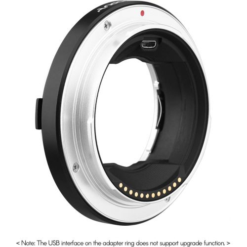  Andoer Camera Lens Adapter Ring Auto Focus Replacement for Canon EF-Mount Lens to FujiFilm GFX-Mount MED-Format Cameras GFX100 GFX50S GFX50R (EF-GFX)