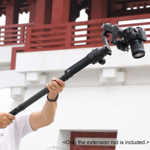  Andoer Professional Stabilizer Extension Pole Stick Rod Monopod Carbon Fiber with 1/4 Inch Screw 35cm Long for DJI Ronin-S Zhiyun Crane 2/3 Feiyu AK4000/ AK2000 Moza Air 2