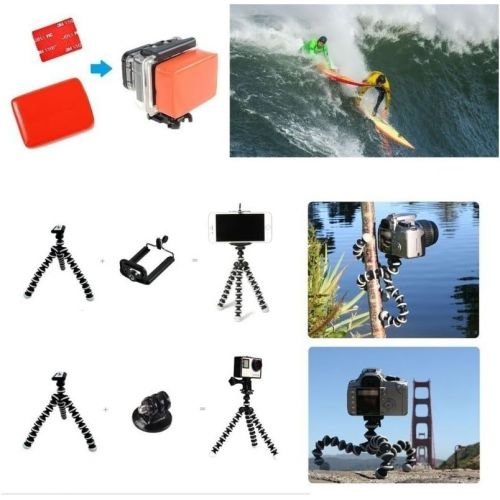  Andoer Multifunctional Camera Accessories Cam Tools for Outdoor Photography Cameras Protection Tool for gopro Hero 6 5 4 3 kit 3 Way Selfie Stick for Eken h8r / for xiaomi for yi E