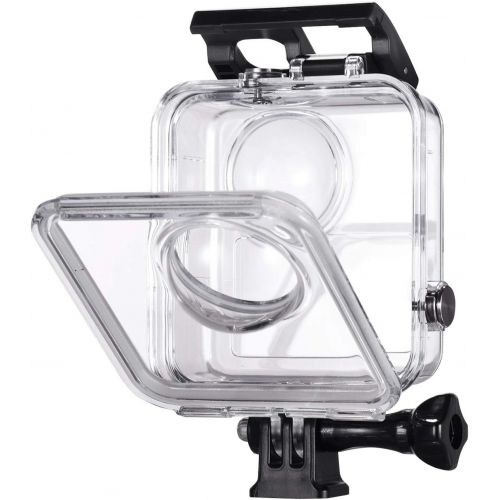  Andoer Action Camera Waterproof Case for GoPro Max Outside Sports Camera,Diving Protective Housing Transparent Underwater 40M and Suitable for Diving, Surfing, Kayaking, Jet Skiing