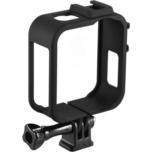  Andoer Action Camera case Camera Plastic Protective Frame Housing Vlog Cage with Dual Cold Shoe Mounts for GoPro Max Sports Camera