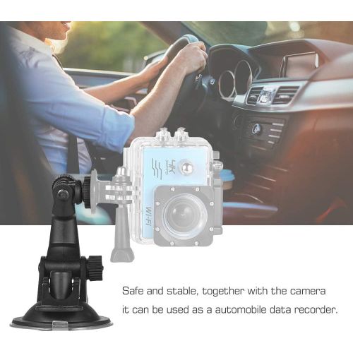  Andoer Action Camera Accessories Car Suction Cup Mount + Tripod Adapter for GoPro Hero 7/6/5/4 SJCAM/YI