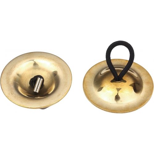  Andoer 4pcs Finger Cymbals Belly Dancing Gold Musical Instrument