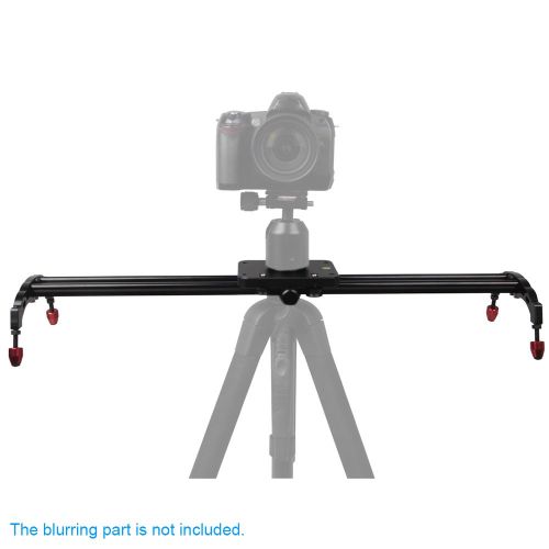  Andoer 60cm Professional Portable Track Dolly Motion Slider Sliding Rail Stabilizer Bearing System for Canon Nikon Sony DSLR Camera Camcorder Video DV