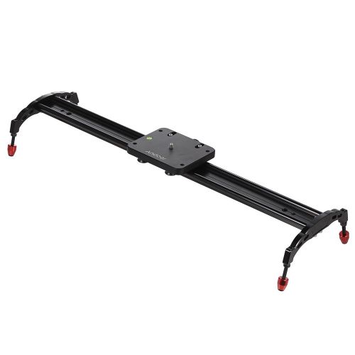  Andoer 60cm Professional Portable Track Dolly Motion Slider Sliding Rail Stabilizer Bearing System for Canon Nikon Sony DSLR Camera Camcorder Video DV