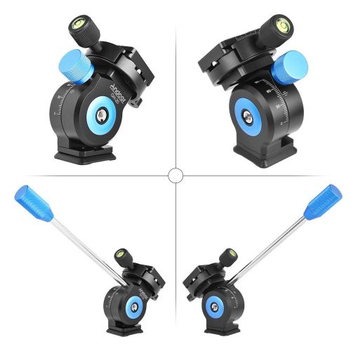  Andoer GH-20 Tilt Head CNC Aluminum Alloy Tripod Monopod Ball Head with Quick Release Plate Compatible for ARCA SWISS Sirui RRS Mount