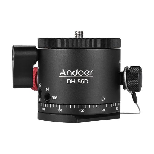  Andoer DH-55D HDR Panorama Panoramic Ball Head with Indexing Rotator Aluminum Alloy Max. Load 15kg33Lbs