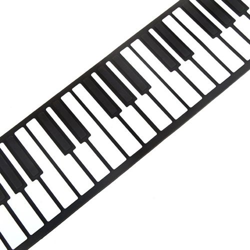  Andoer 88 Key Electronic Piano Keyboard Silicon Flexible Roll Up Piano with Loud Speaker and Foot Pedal