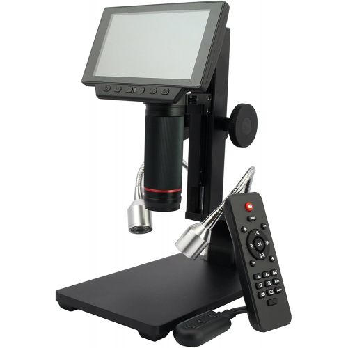  [아마존베스트]Andonstar 5 inch Screen 1080P Digital Microscope HDMI Microscope for Circuit Board Repair Soldering Tool ADSM302