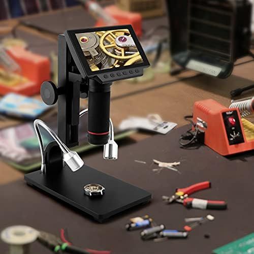  [아마존베스트]Andonstar 5-Inch Screen HDMI 1080P Digital Microscope Microscope for PCB Repair Soldering Tool ADSM302