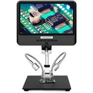 [아마존베스트]Andonstar AD208 8.5 Screen Coin Microscope 260X LCD Lab Handheld USB Microscope for PCB Repair Soldering Coin Collection