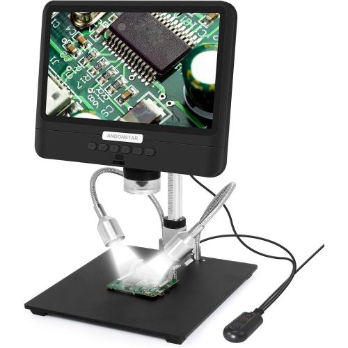  [아마존베스트]Andonstar AD208 8.5 Screen Coin Microscope 260X LCD Lab Handheld USB Microscope for PCB Repair Soldering Coin Collection