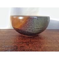 /AndreaHillPottery Pottery bowl, cereal bowl, handmade bowl, sage green and brown bowl, dishwasher safe, functional pottery, rustic bowl