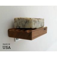 /Andrewsreclaimed Wood Soap Dish, Wall Mounted, Wall Soap Dish, Bathroom Decor, Bathroom Hardware, Natural Solid Wood, Reclaimed Wood, Grooved Soap Dish