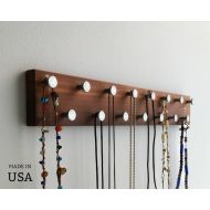 Andrewsreclaimed Modern Jewelry Rack, Wall Jewelry Holder, Necklace Rack, Jewelry Holder, Rack for Wall, Necklace Holder, Eco Friendly Reclaimed Wood