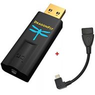 Android Bundle AudioQuest DragonFly Black v1.5 USB DAC Headphone Amp and Micro OTG USB 2.0, 5in