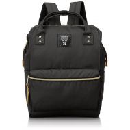 Japan Anello Backpack Unisex LARGE BLACK Rucksack Waterproof Canvas Bag Campus School