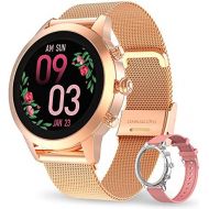 [아마존베스트]Aney Well Womens Smart Watch Fitness Tracker Waterproof IP68 Fitness Watch Heart Rate Monitor Sports Watch Pedometer Watch Sleep Monitor for Android iOS