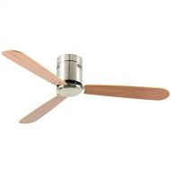 Anfersonlight Modern Ceiling Fan Remote Indoor Mute Energy Saving Fan for Home Decoration (52-Inch 3-Blade FLUSH MOUNT(No Lights))