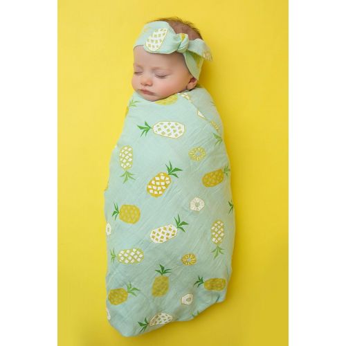  Angel Dear Two Piece Swaddle, Pineapple