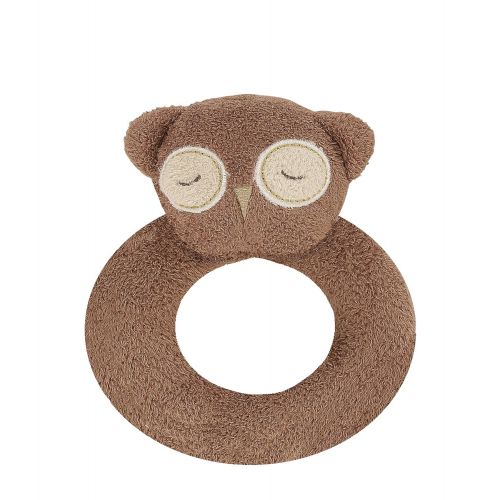  Angel Dear Ring Rattle, Brown Owl