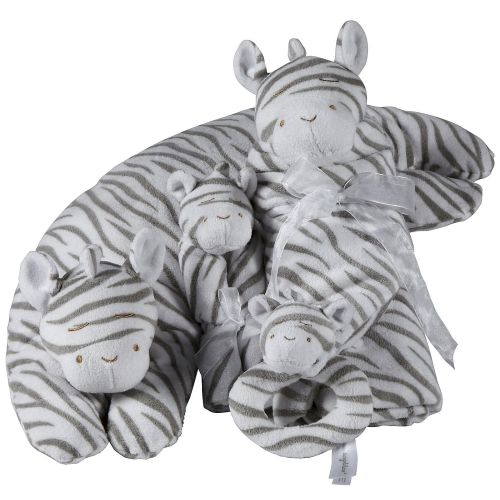  EXCLUSIVE Angel Dear Zebra 4 Pc Set