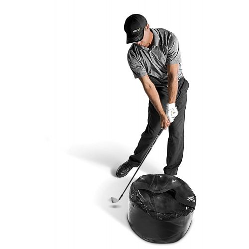  Angel Seller Golf Buddy Voice 2 Golf GPSRangefinder Black & Silver + SKLZ Smash Bag Impact Trainer