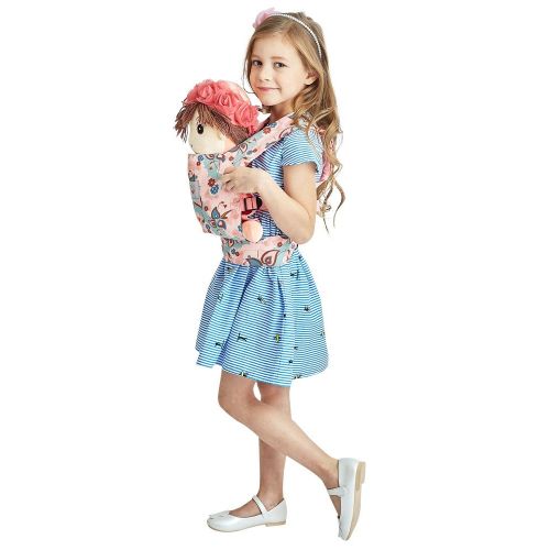  Angel Shine Flower Fairy Baby Doll Carrier (Pink Flower)