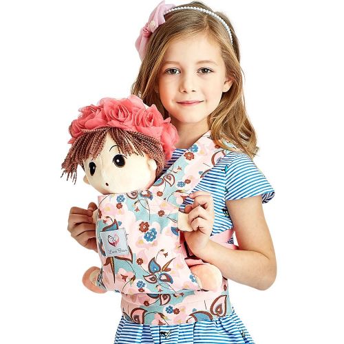  Angel Shine Flower Fairy Baby Doll Carrier (Pink Flower)