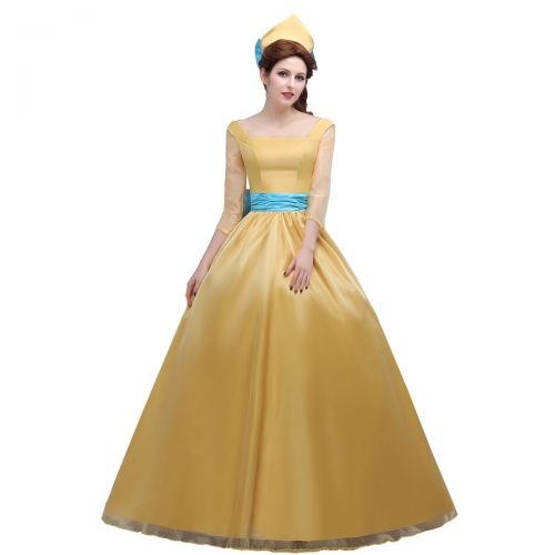  Angelaicos Womens Luxury Princess Halloween Costume Long Dress