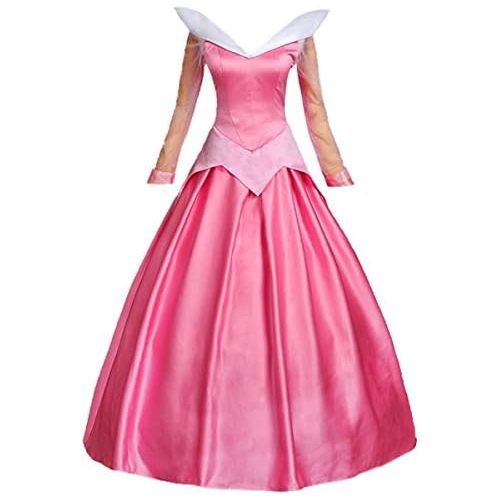  할로윈 용품Angelaicos Womens Satin Princess Dress Halloween Cosplay Costume