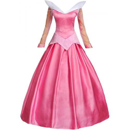  할로윈 용품Angelaicos Womens Satin Princess Dress Halloween Cosplay Costume