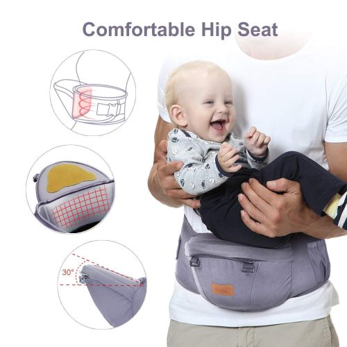  Angelbaby Baby Infant Hip Seat Carrier, Toddler Waist Seat Stool Carrier Convinient Baby Front Carrier...