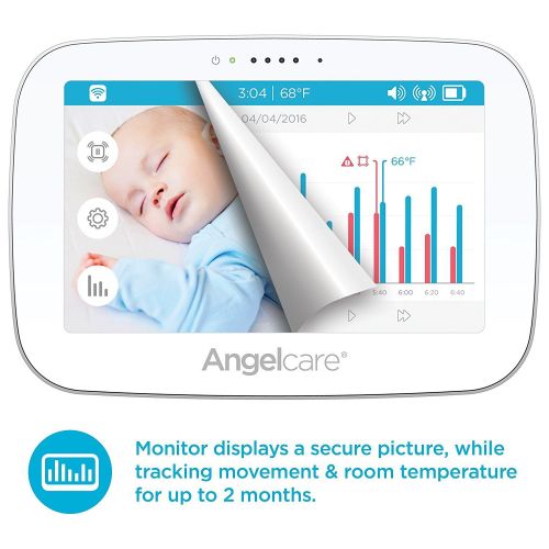  Angelcare Video and Sound with Wireless Movement Sensor Pad Baby Monitor - AC517