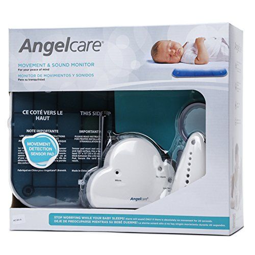  Angelcare Movement Sound Monitors Baby Monitoring Set - Remote Motion Sensory and audio tracker for baby night time