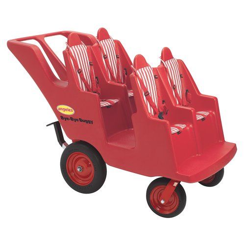  Angeles 4 Passenger Original Slim Tire Bye-Bye Buggy Tandem Stroller