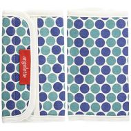 Angelette 【angelette】Baby Carrier Reversible Sucking Pad/Car Seat Strap Covers/Stroller Belt Covers/Drool Pad/Teething Pad (Green×Blue dots)
