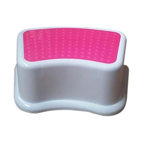  [아마존베스트]Kids Best Friend Girls Pink Step Stool, Ideal Gift, Take It Along in Bedroom, Kitchen, Bathroom and Living Room. Great for Potty Training