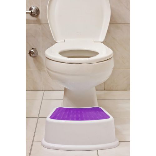  Angels Kids Best Friend Purple Step Stool, Take It Along in Bedroom, Kitchen, Bathroom and Living Room Toy Room, Great For Potty Training, ideal Gift